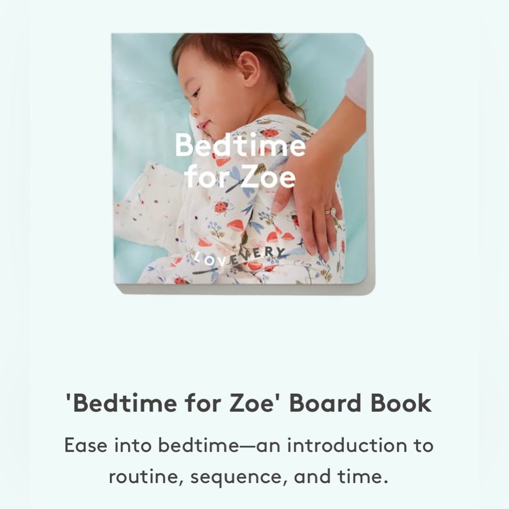 Lovevery Book Bed Time For Zoe